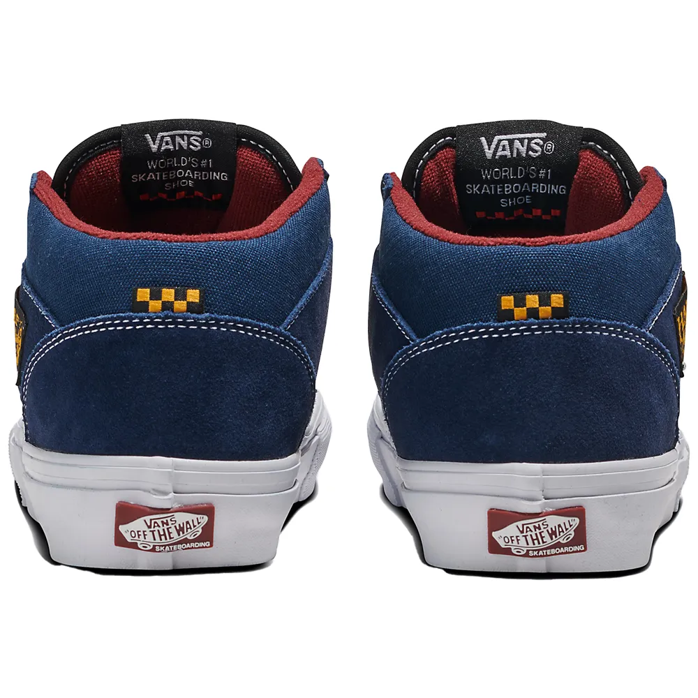 Vans Skate Half Cab Shoes (Navy/Burgundy)