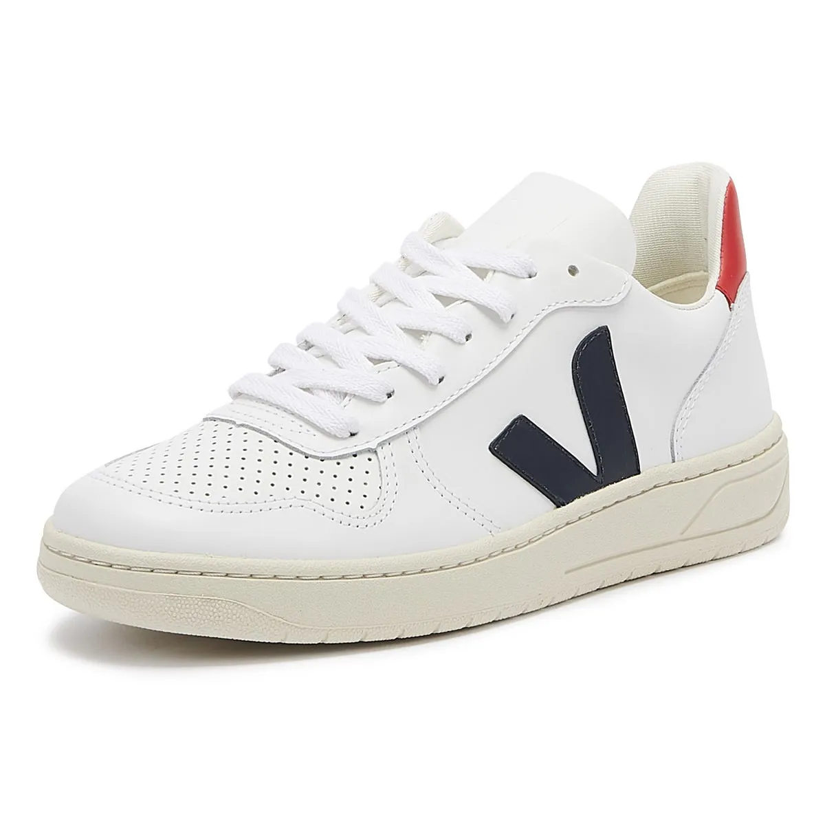 Veja V-10  Womens Extra White / Nautico Pekin Trainers