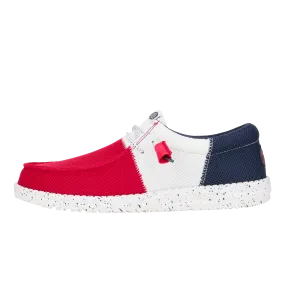 Wally Tri Varsity Mesh - Red/Navy