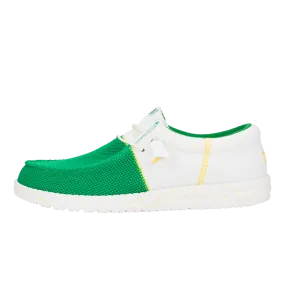 Wally Tri Varsity Mesh - White/Green